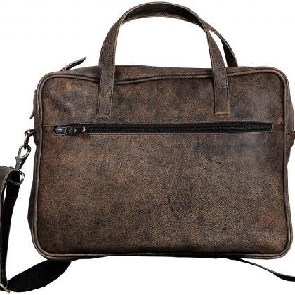 Messenger Leather Bag, Handmade Tra..