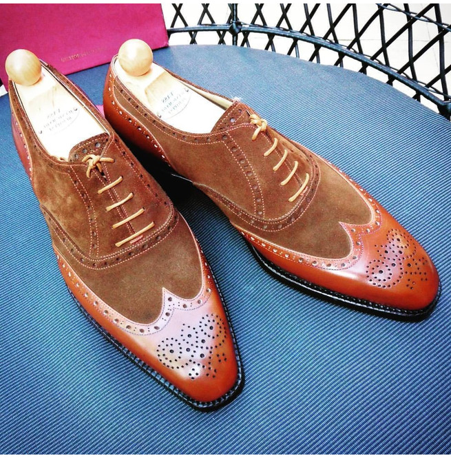 Luxury Pointed Toe Oxford Shoes, Suede 