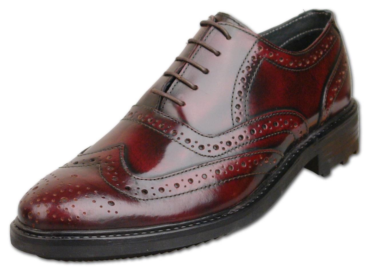 burgundy color dress shoes