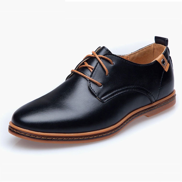 Customized Handmade Black Color Formal Leather Men's Dress Shoes With ...