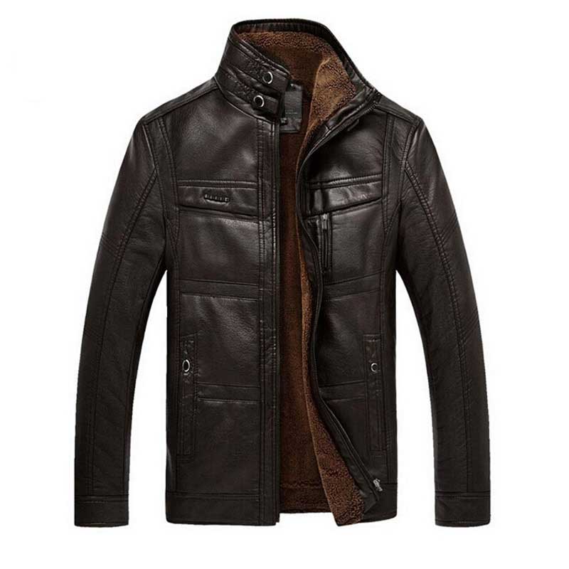 chocolate colour leather jacket