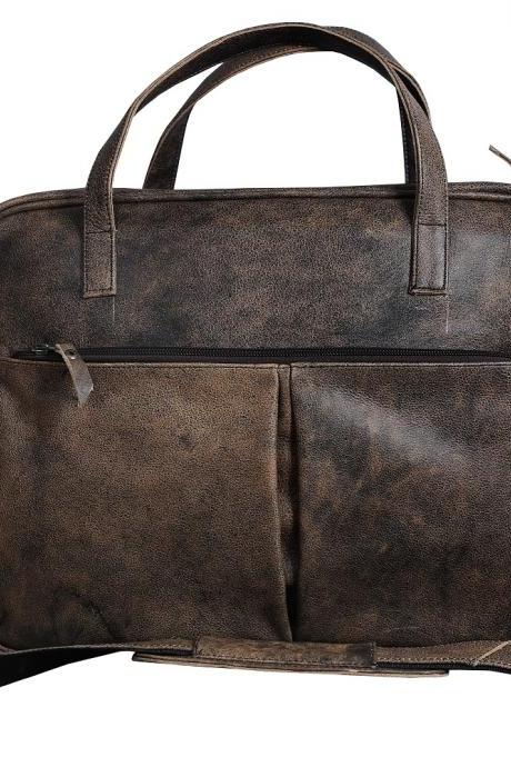 Messenger Leather Bag, Handmade Travel Leather Bag, Personalized Bag, Laptop Leather Bag, Shoulder Crossbody Bag , Leather Men's Gift