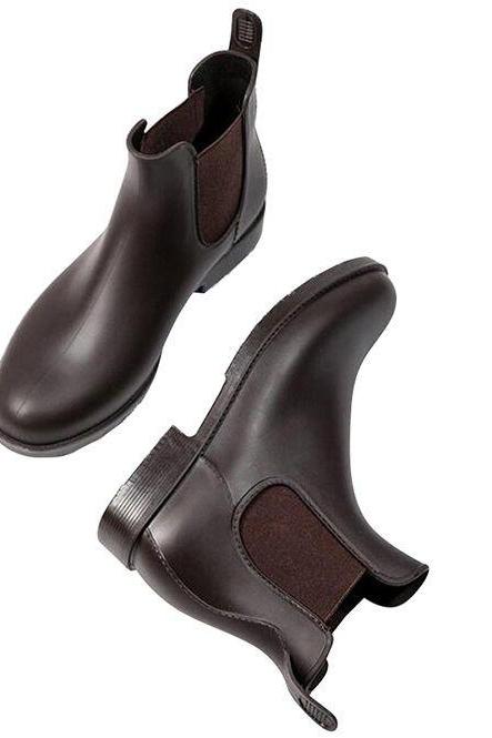 Chocolate Brown Elastic Panel Back Pull Handcrafted Chelsea Real Leather Personalized Ankle Formal Boots