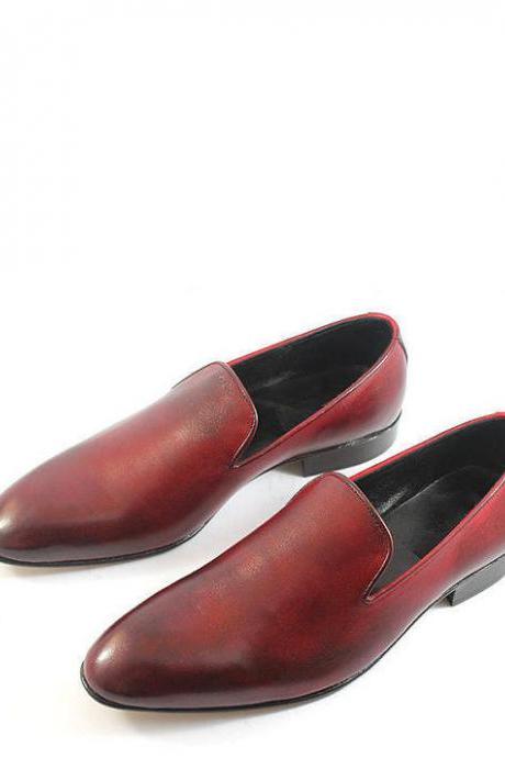 formal brown loafers