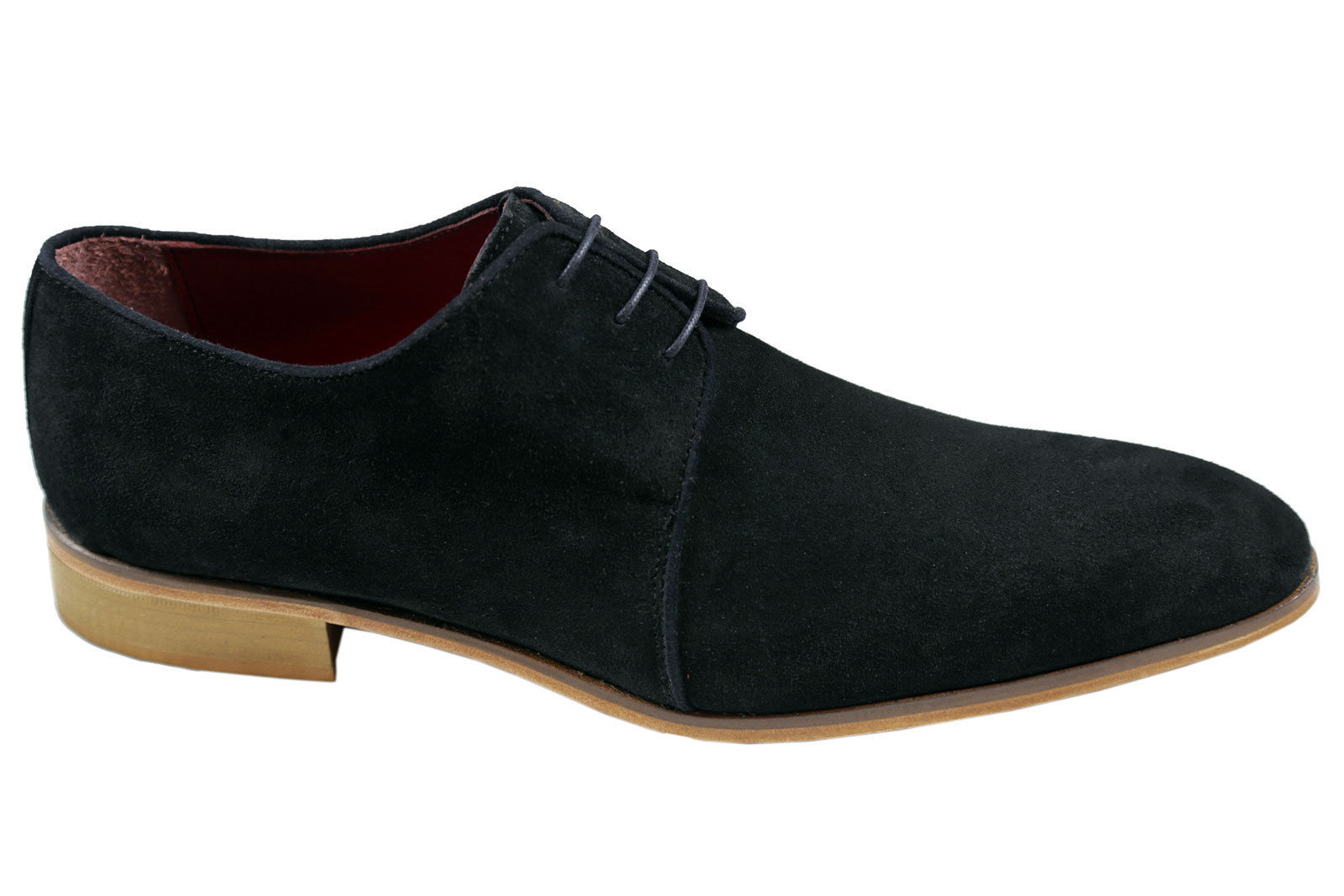 black suede leather shoes